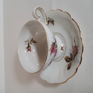 Vintage Ohata China Teacup & Saucer Set